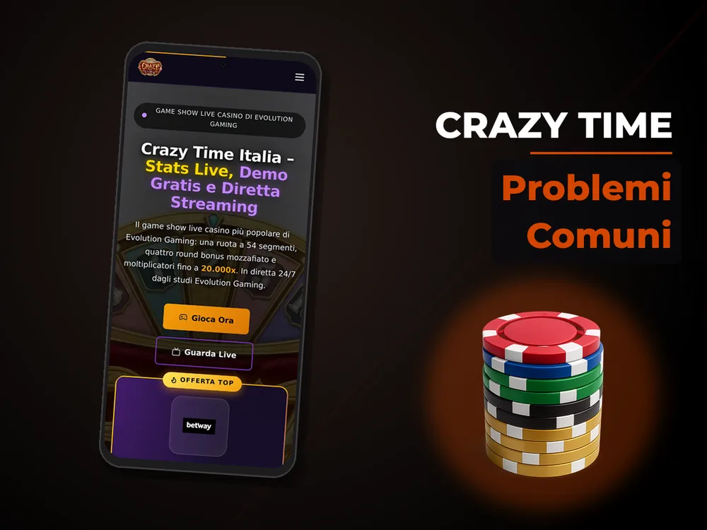 Crazy Time - Problemi Comuni