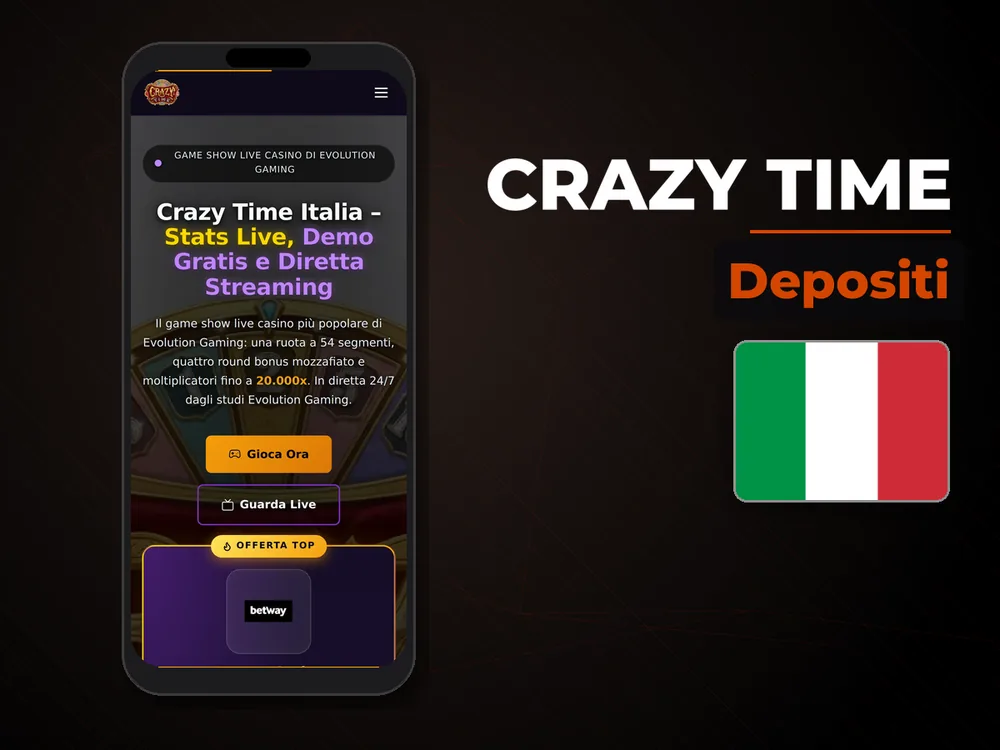 Crazy Time - Depositi