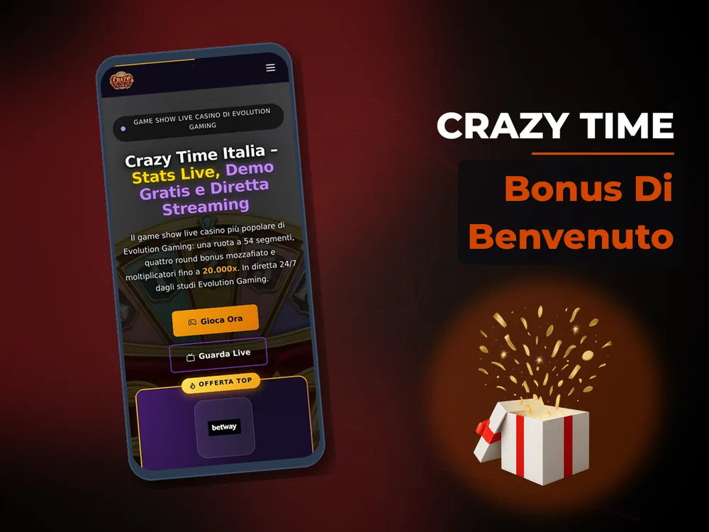 Crazy Time - Bonus Di Benvenuto